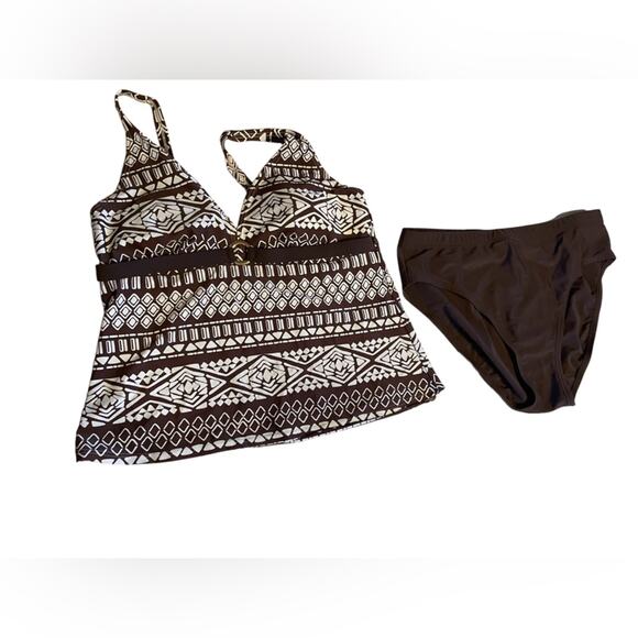 Tropical Honey Tankini set size 14 - Picture 1 of 5